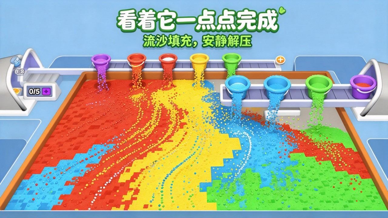 精彩截图-沙画消除通关2026官方新版
