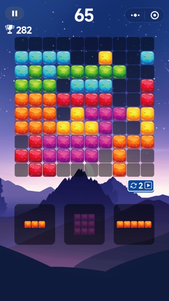 果冻俄罗斯方块 截图 1