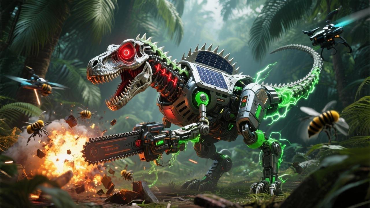 精彩截图-恐龙机甲冲突2026官方新版