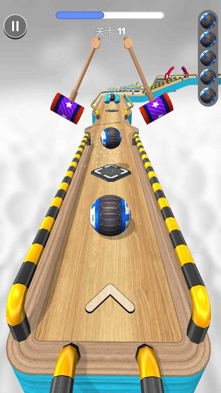 精彩截图-旋转球球跑酷2026官方新版