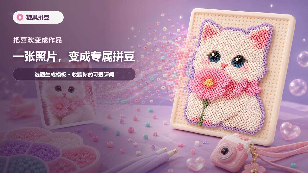 精彩截图-糖果拼豆2026官方新版