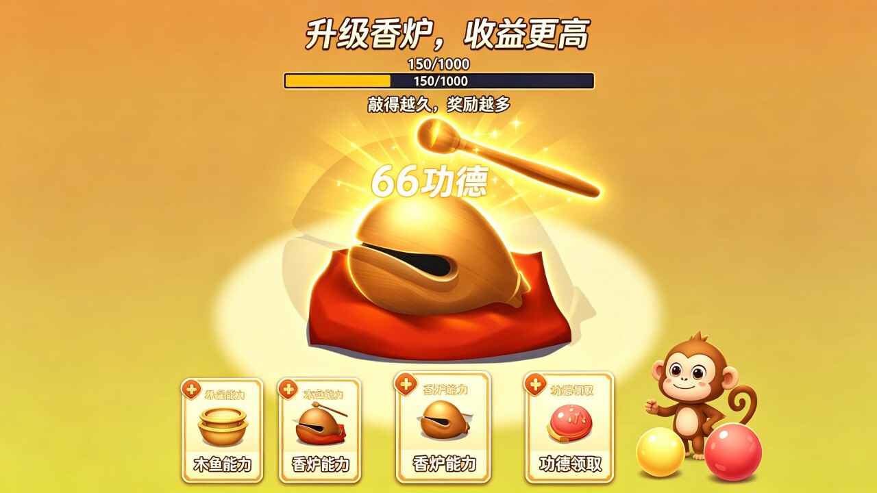 木鱼解压模拟游戏 截图 3