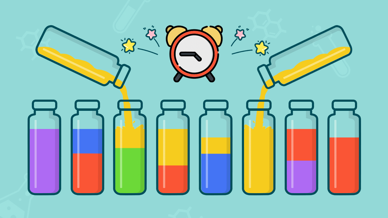 精彩截图-倒水排序大师2026官方新版