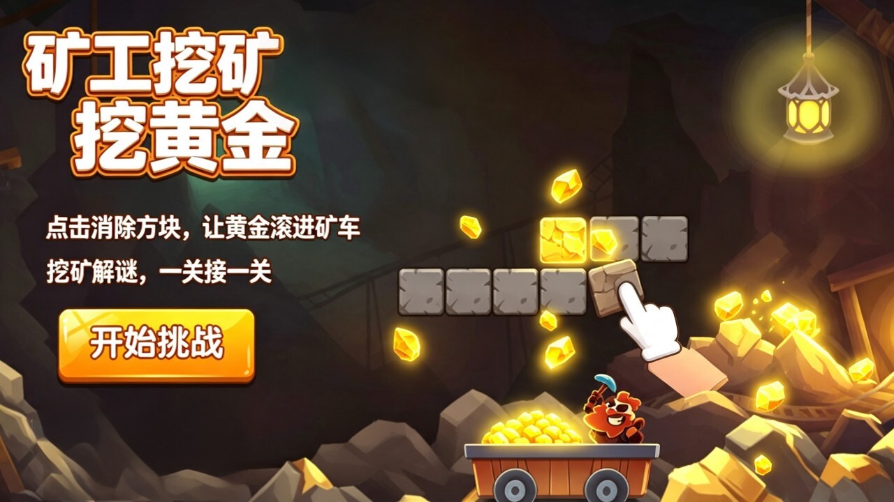 矿工挖矿挖黄金 截图 1