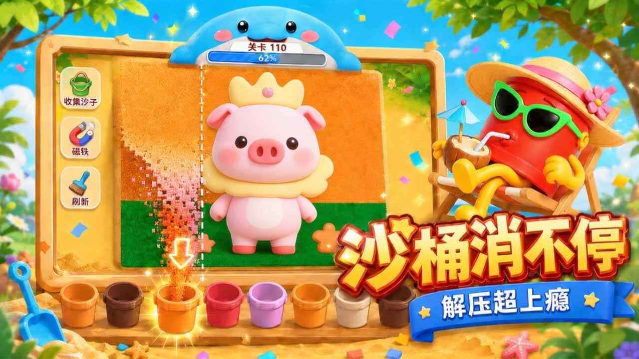 精彩截图-沙画趣消除2026官方新版