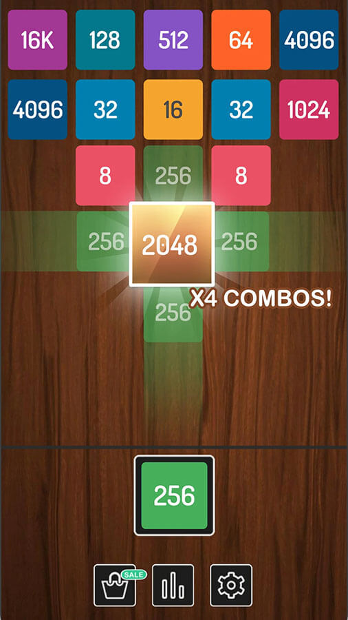 精彩截图-2048方块进化2026官方新版