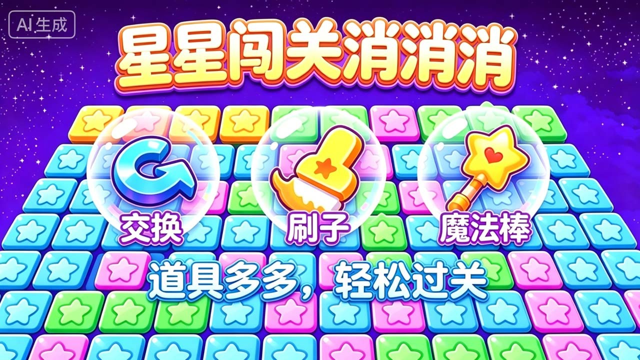 精彩截图-星星闯关消消消2026官方新版
