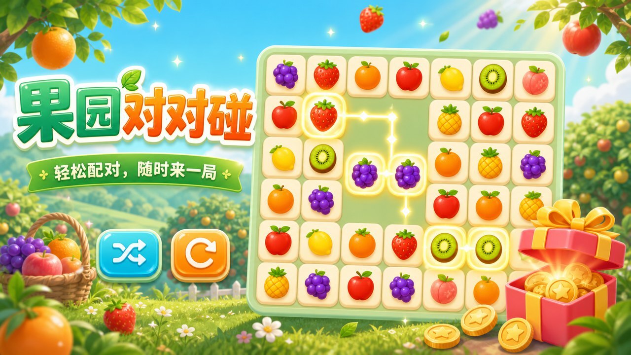 精彩截图-果园对对碰2026官方新版