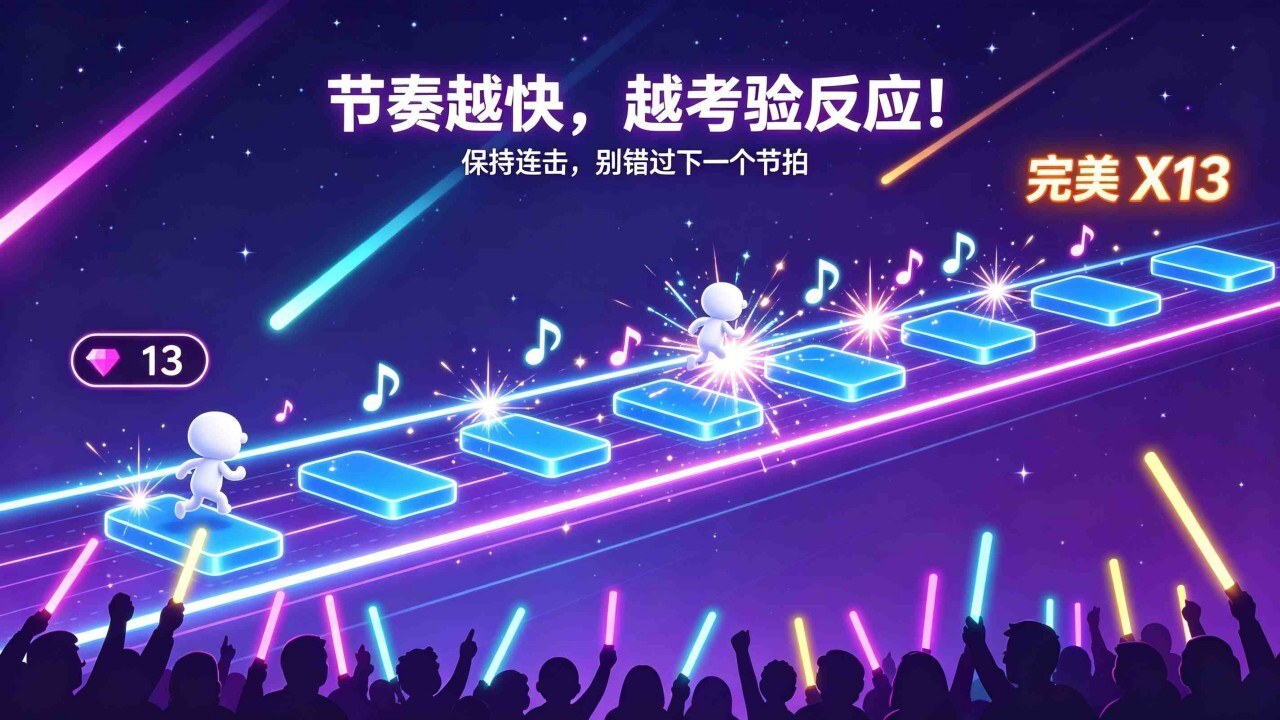 精彩截图-音乐节奏跳跃2026官方新版