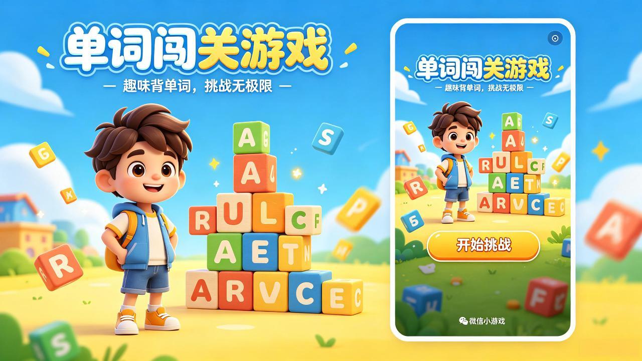精彩截图-单词闯关游戏2026官方新版