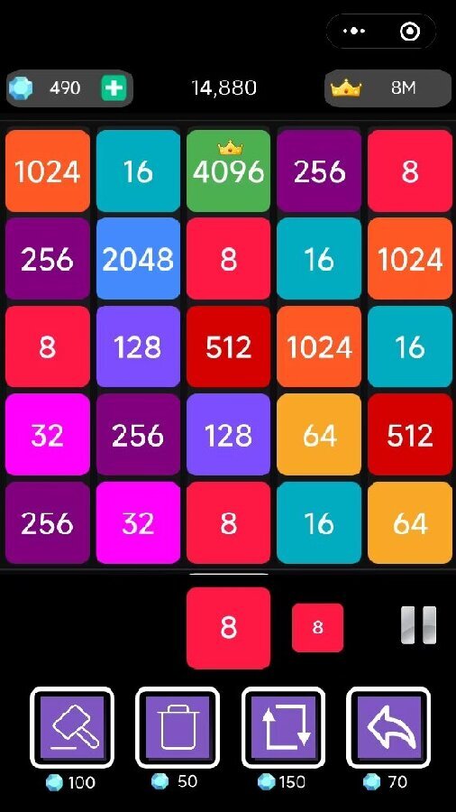 精彩截图-2048数字合并消除2026官方新版