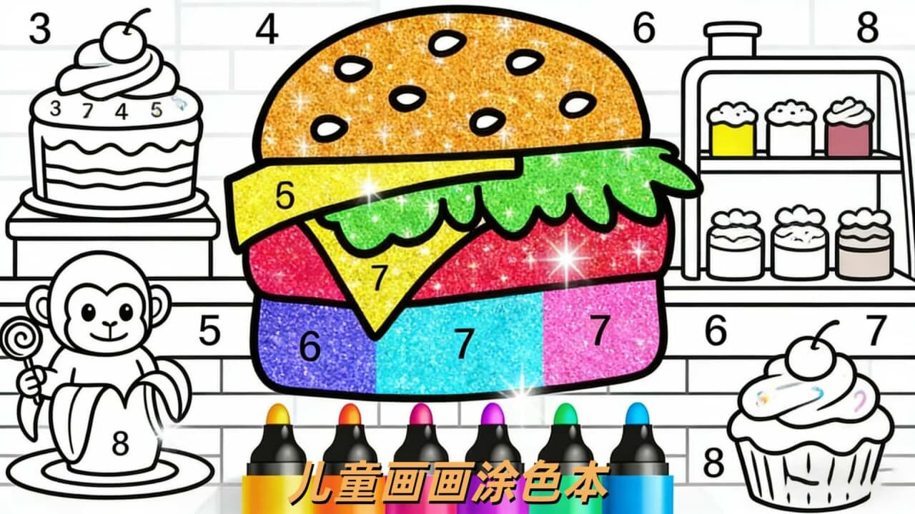 儿童画画涂色本 截图 3