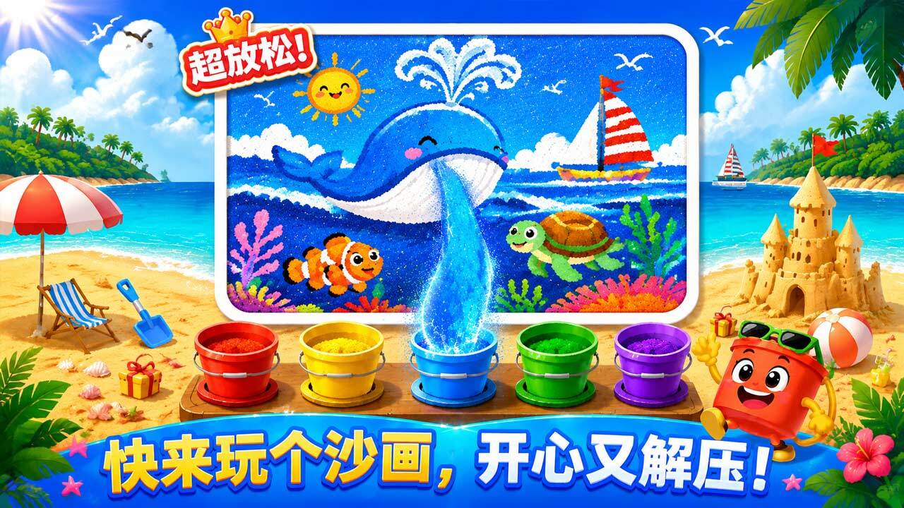 精彩截图-玩个沙画2026官方新版