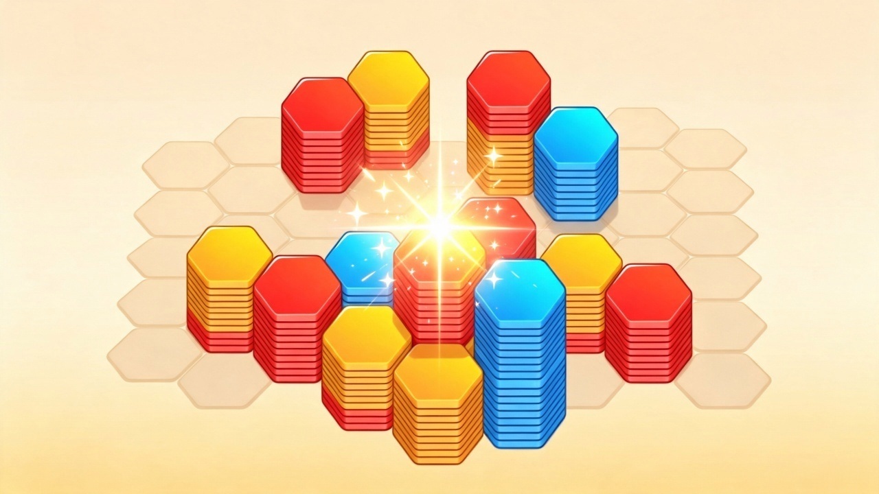 彩色消消六边形 截图 2