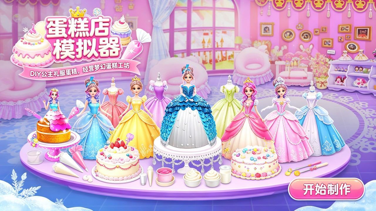 蛋糕店模拟器 截图 1