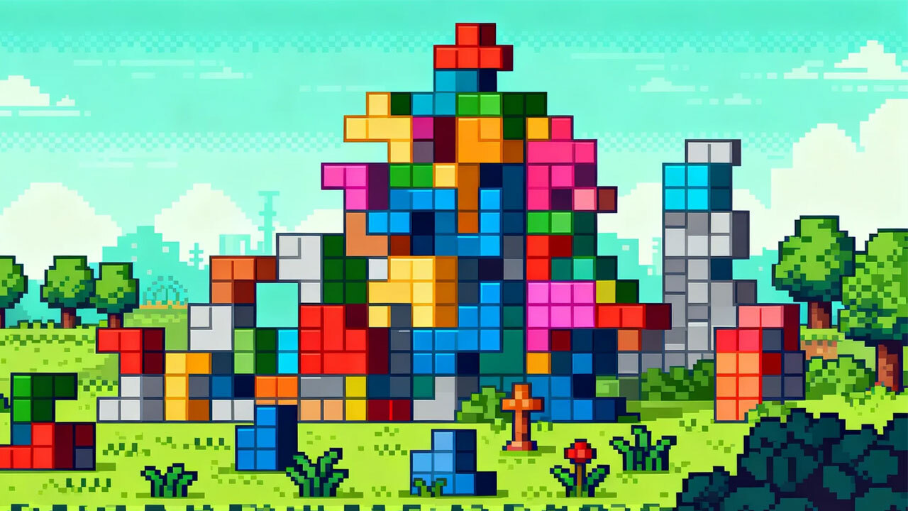 精彩截图-经典俄罗斯堆叠消方块2026官方新版