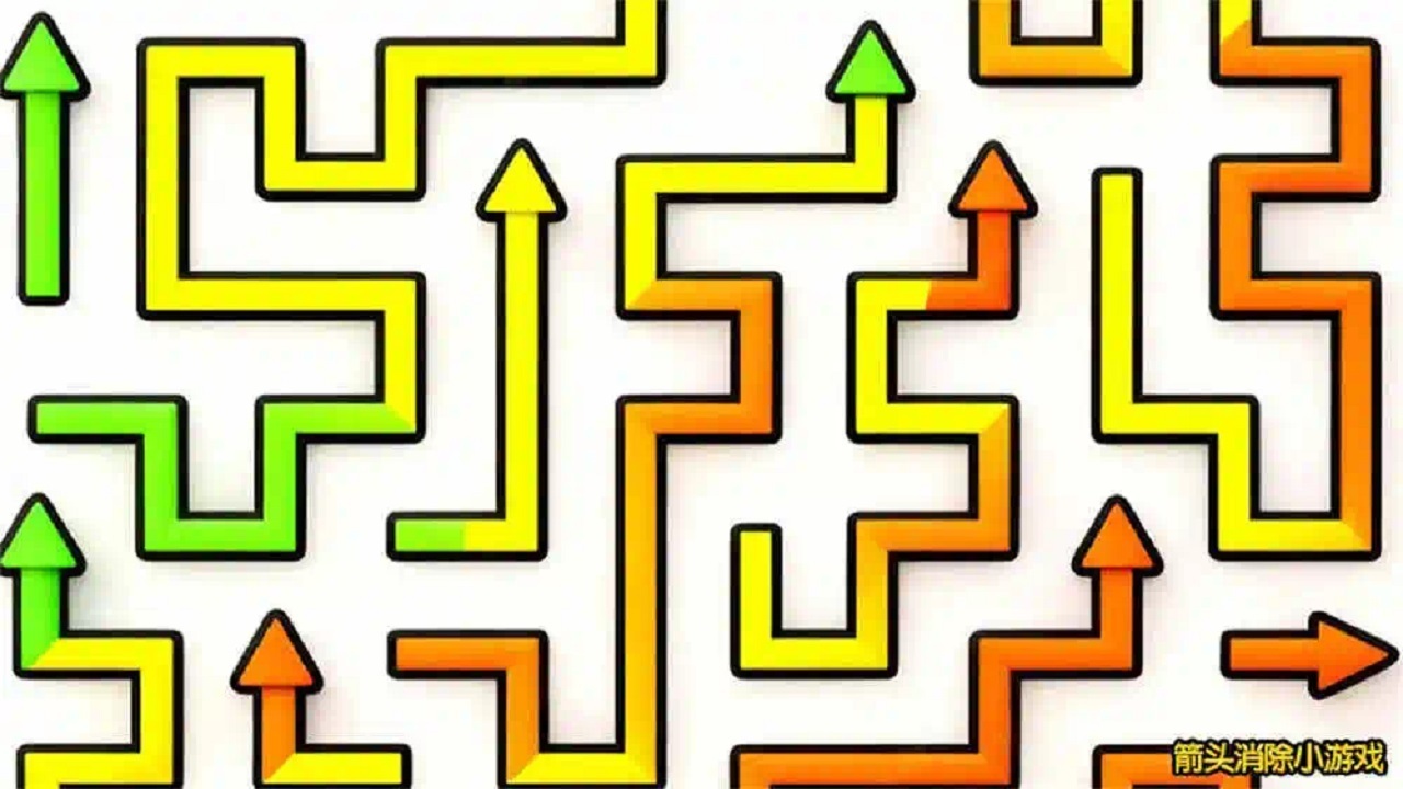 精彩截图-疯狂箭头消除2026官方新版