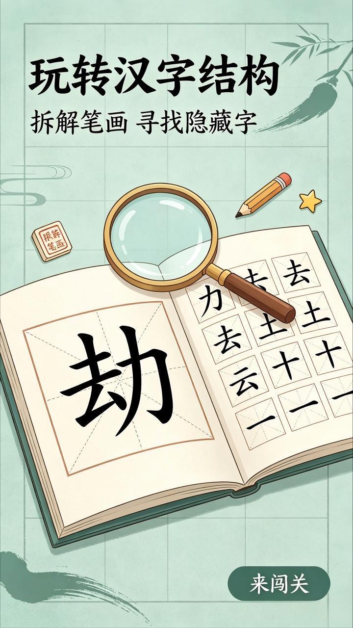 精彩截图-拆字游戏闯关2026官方新版