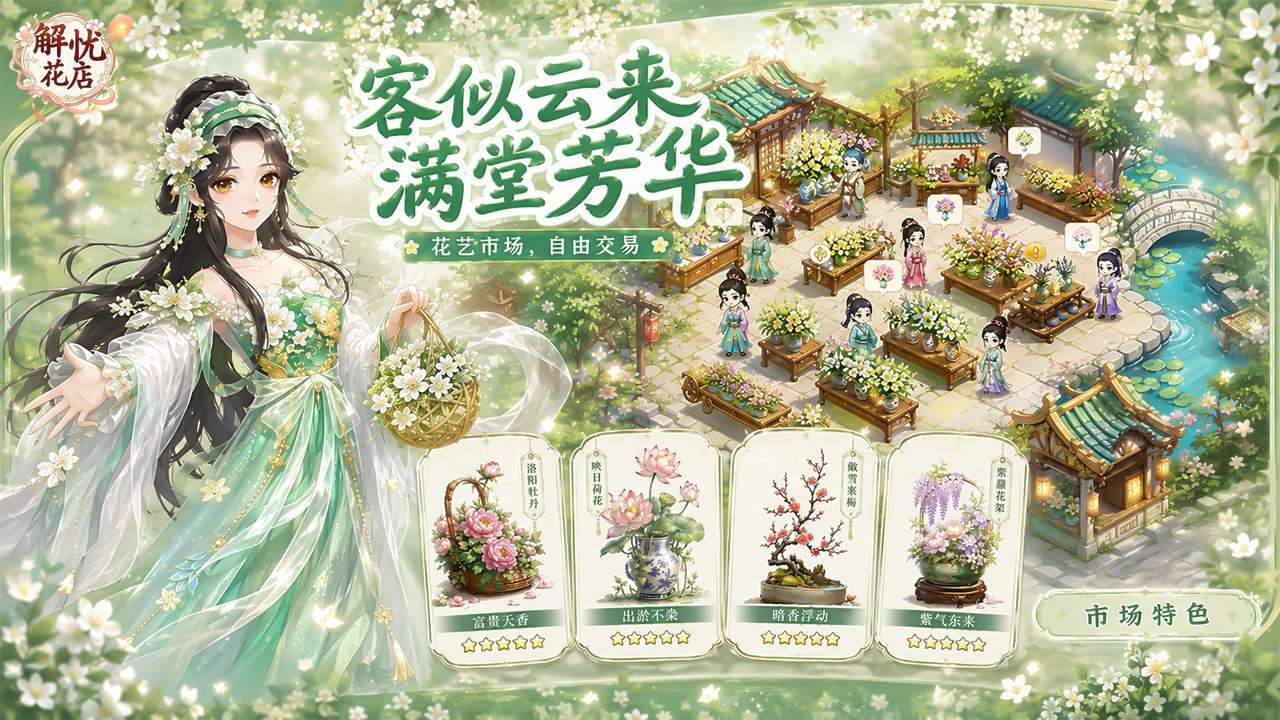 精彩截图-解忧花店2026官方新版