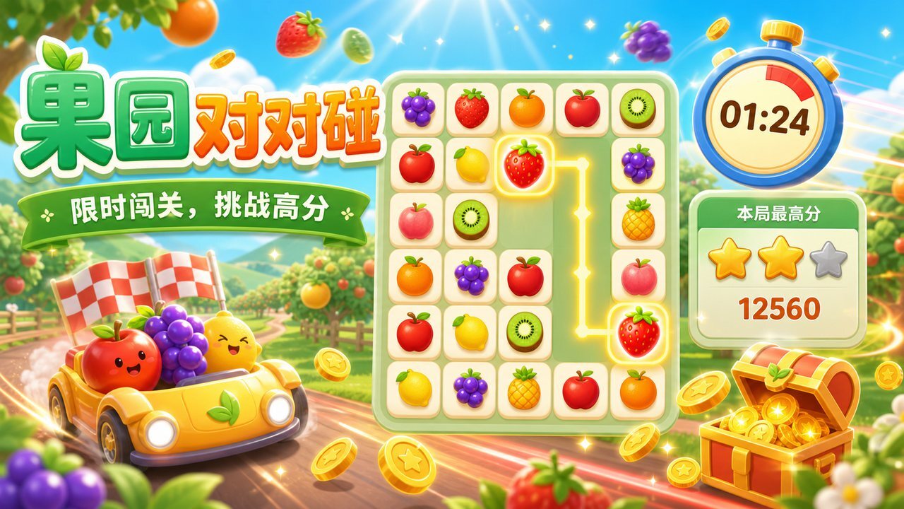 精彩截图-果园对对碰2026官方新版