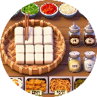 校门口霉豆腐摊 图标