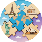 世界拼图旅行2026官方新版图标