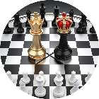 黑白王后西洋棋 图标